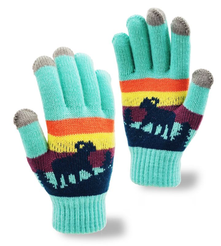 Giant Horn Knit Gloves