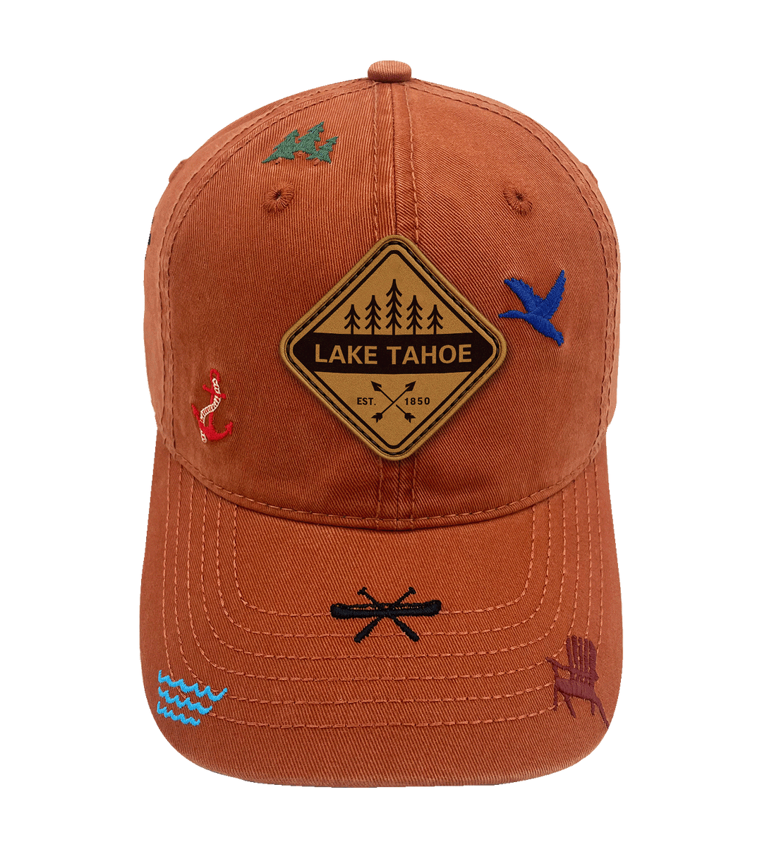 Lake Tahoe Canoe Adventure Baseball Cap