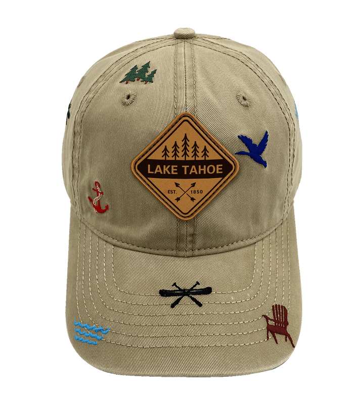 Lake Tahoe Canoe Adventure Baseball Cap