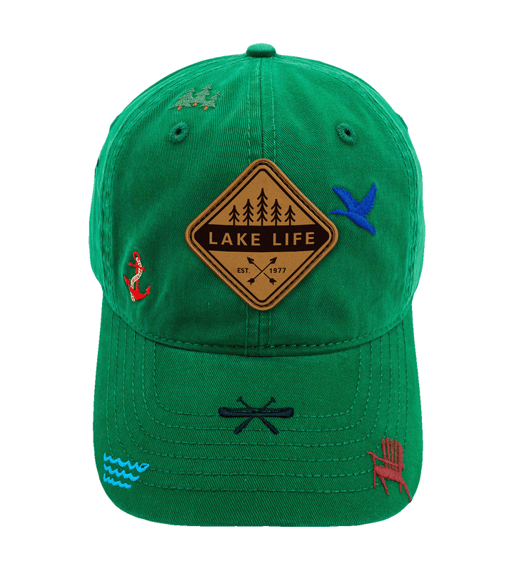 Lake Life Canoe Adventure Baseball Cap