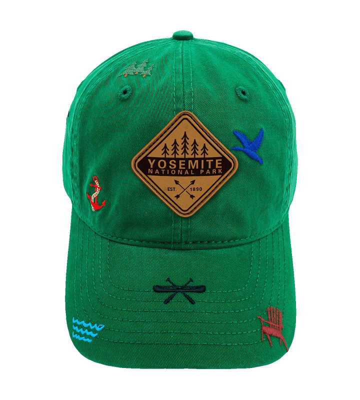 Yosemite Canoe Adventure Baseball Cap