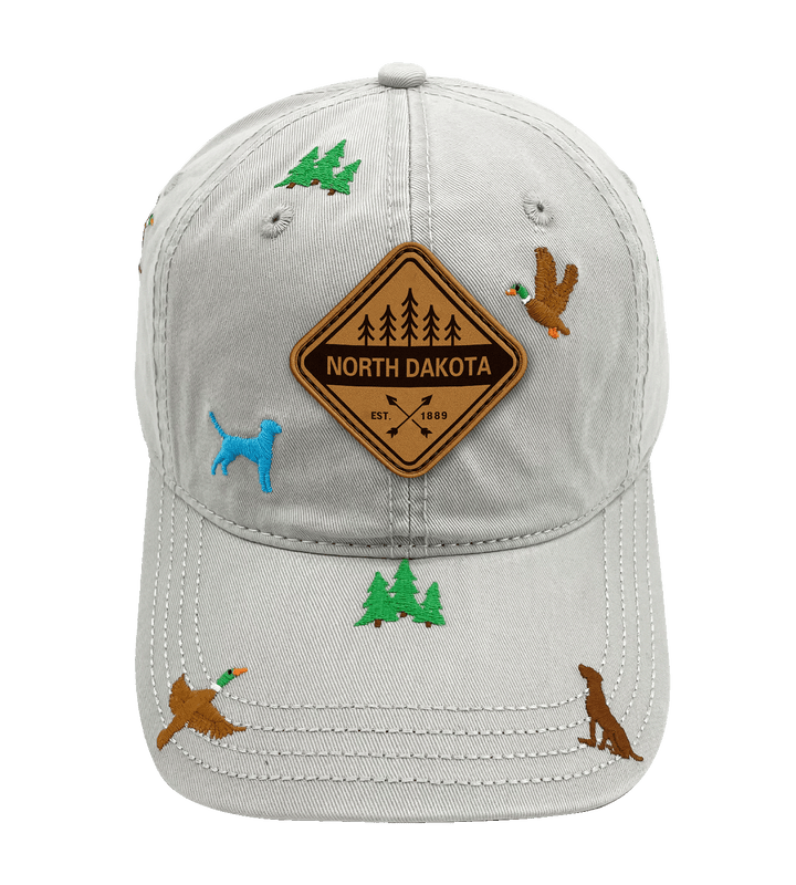 North Dakota Hunting Adventure Baseball Cap