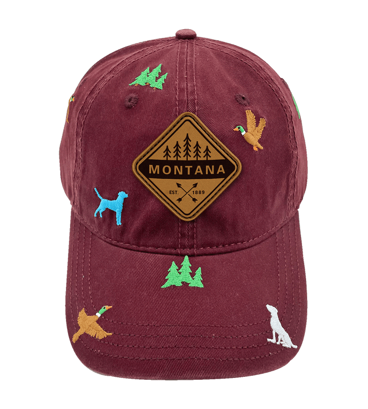 Montana Hunting Adventure Baseball Cap