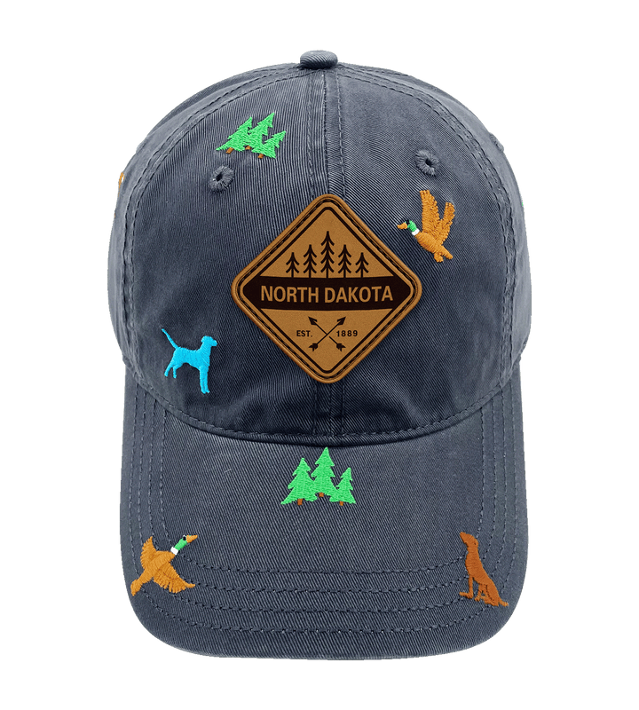 North Dakota Hunting Adventure Baseball Cap