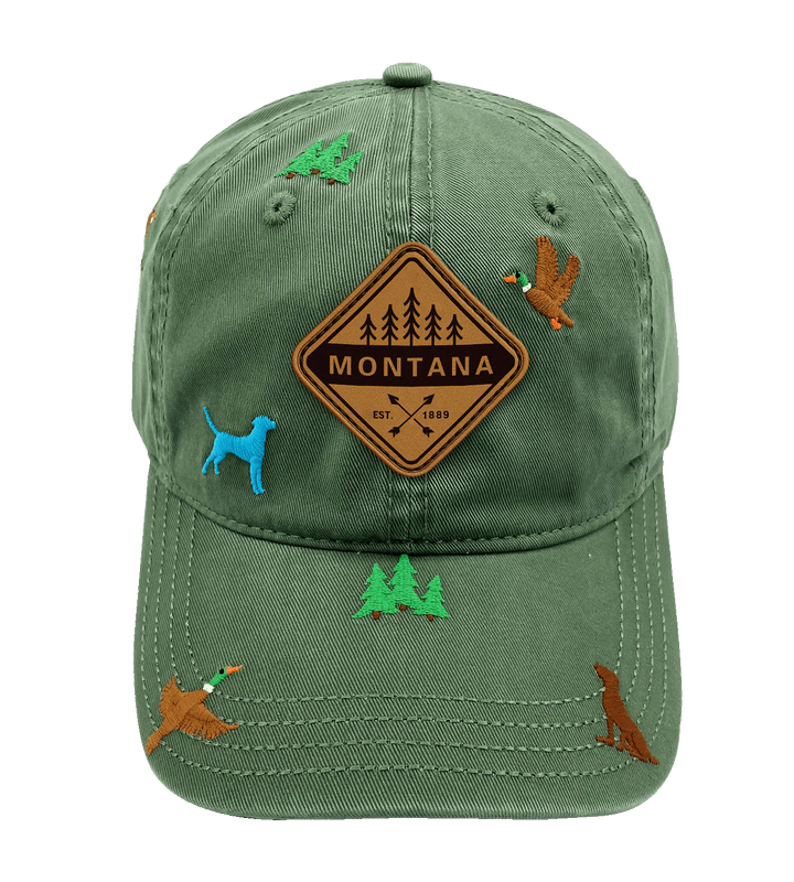 Montana Hunting Adventure Baseball Cap