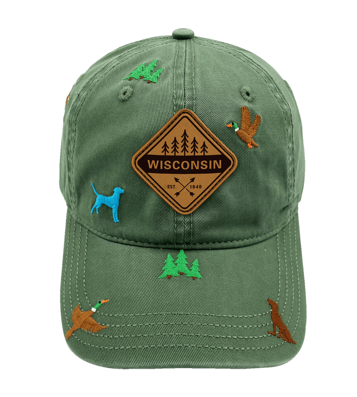 Wisconsin Hunting Adventure Baseball Cap