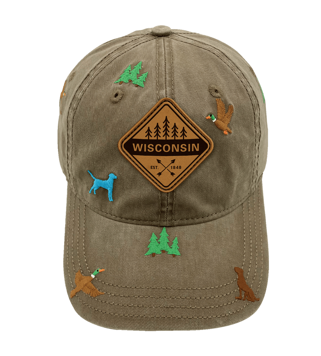 Wisconsin Hunting Adventure Baseball Cap