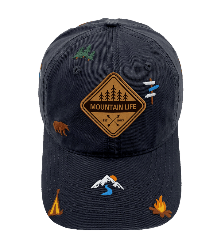 Mountain Wilderness Camping Baseball Cap