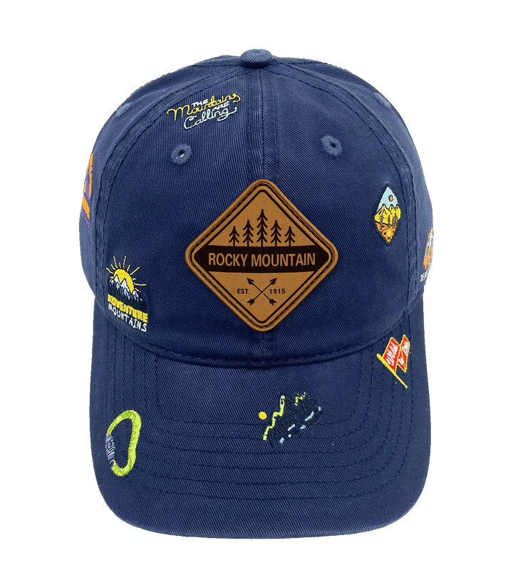 Rocky Mountain Mountain Adventure Baseball Cap