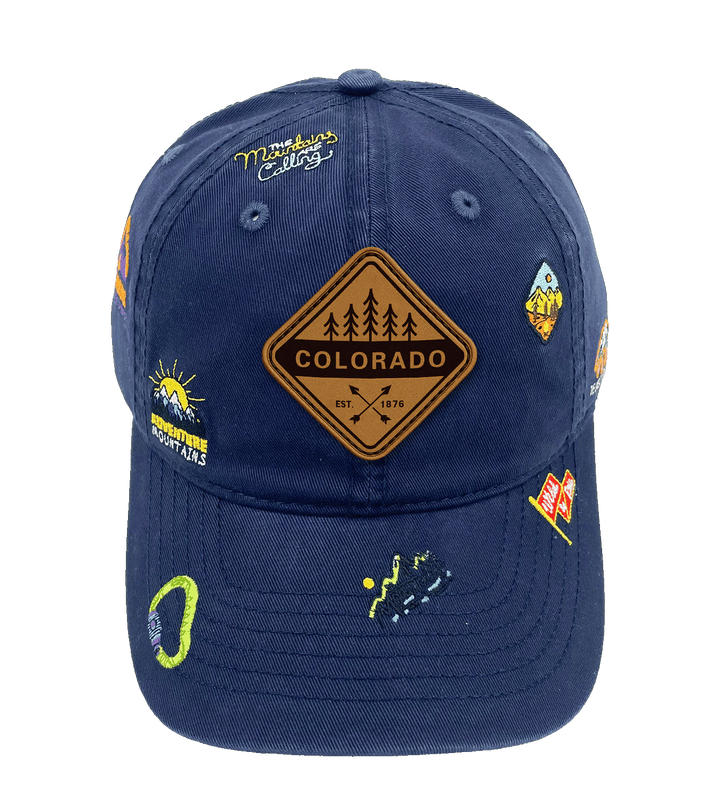 Colorado Mountain Climbing Adventure Baseball Cap