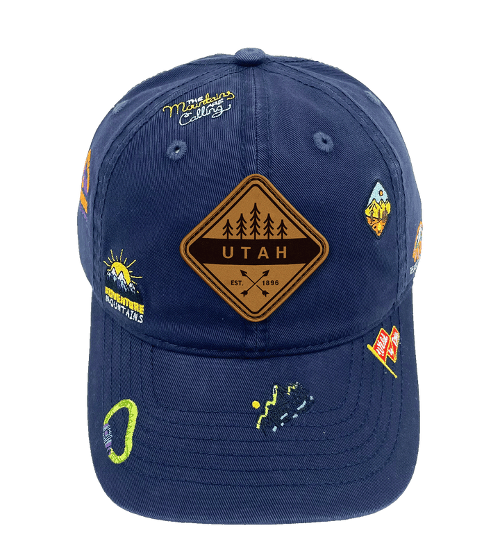 Utah Mountain Climbing Adventure Baseball Cap