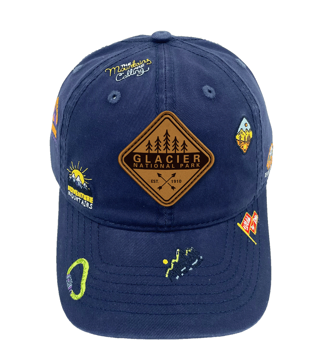 Glacier Mountain Climbing Adventure Baseball Cap