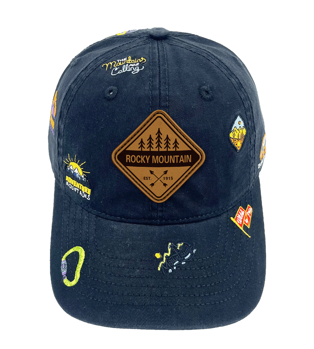 Rocky Mountain Mountain Adventure Baseball Cap