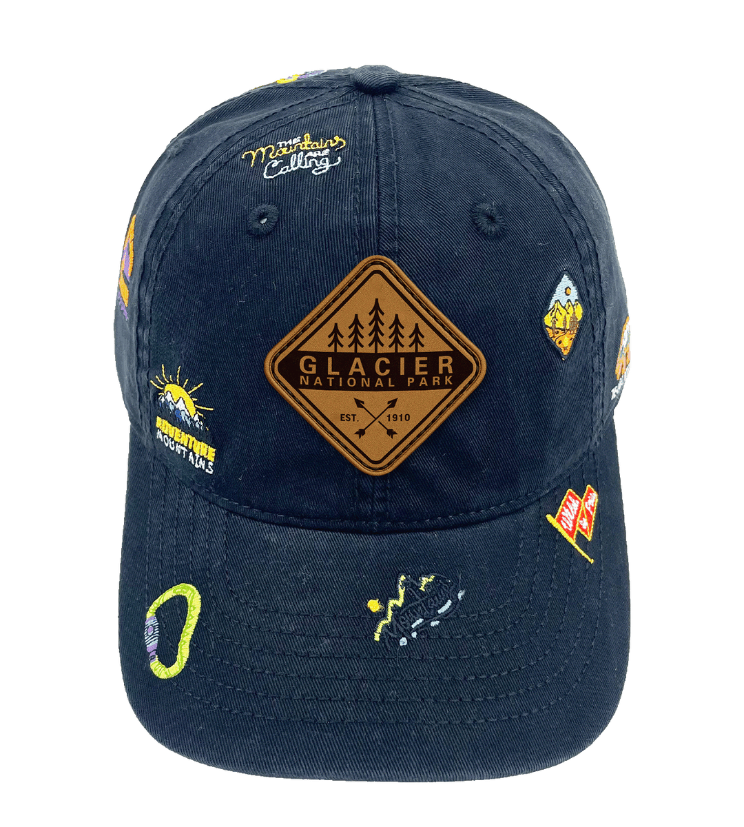 Glacier Mountain Climbing Adventure Baseball Cap