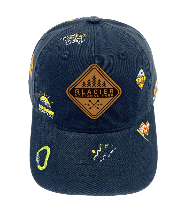 Glacier Mountain Climbing Adventure Baseball Cap