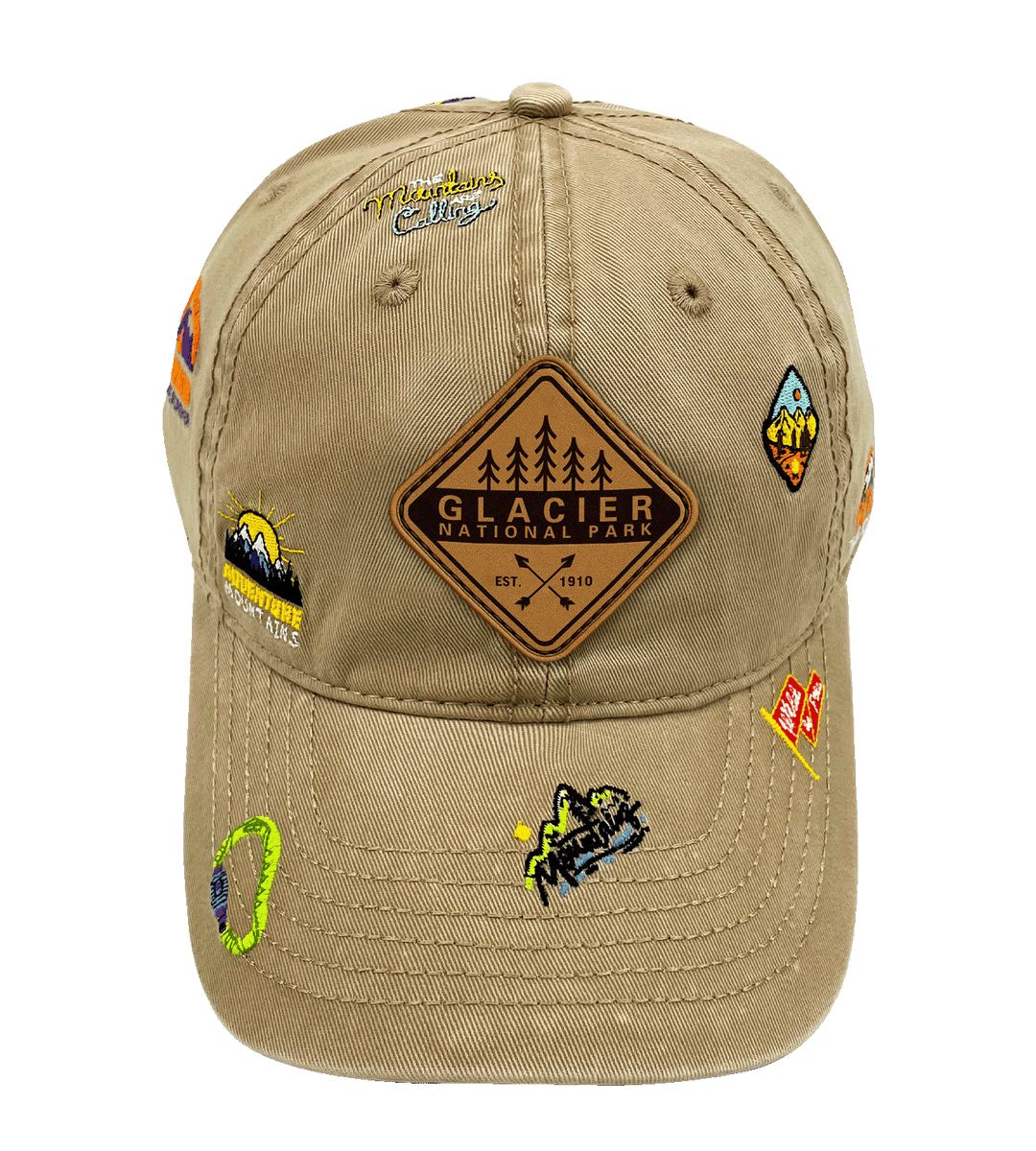 Glacier Mountain Climbing Adventure Baseball Cap