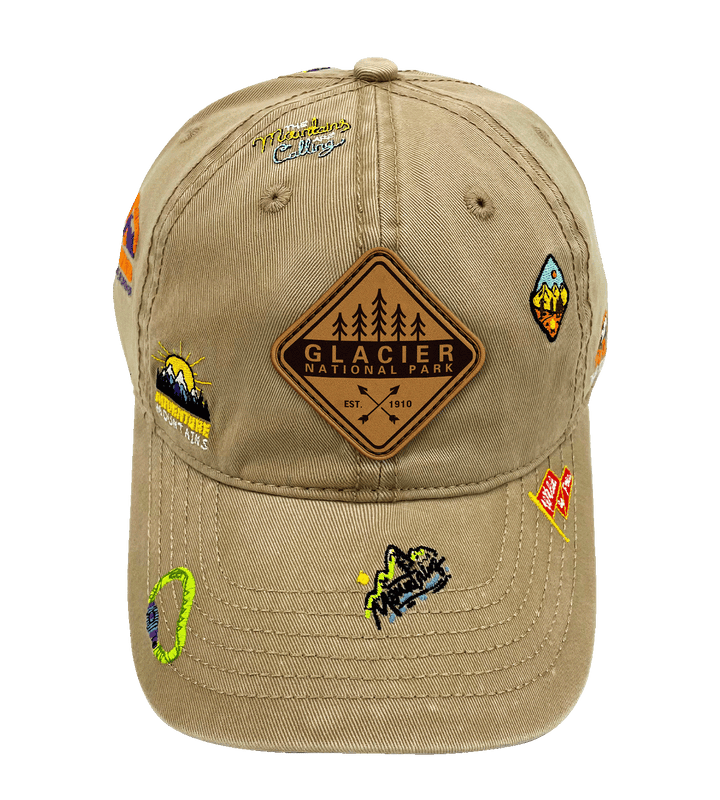 Glacier Mountain Climbing Adventure Baseball Cap