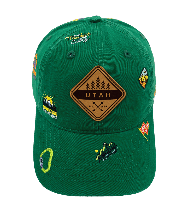 Utah Mountain Climbing Adventure Baseball Cap