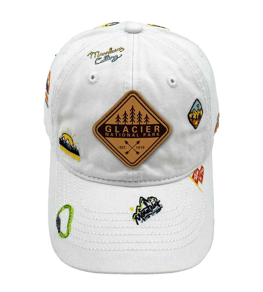 Glacier Mountain Climbing Adventure Baseball Cap