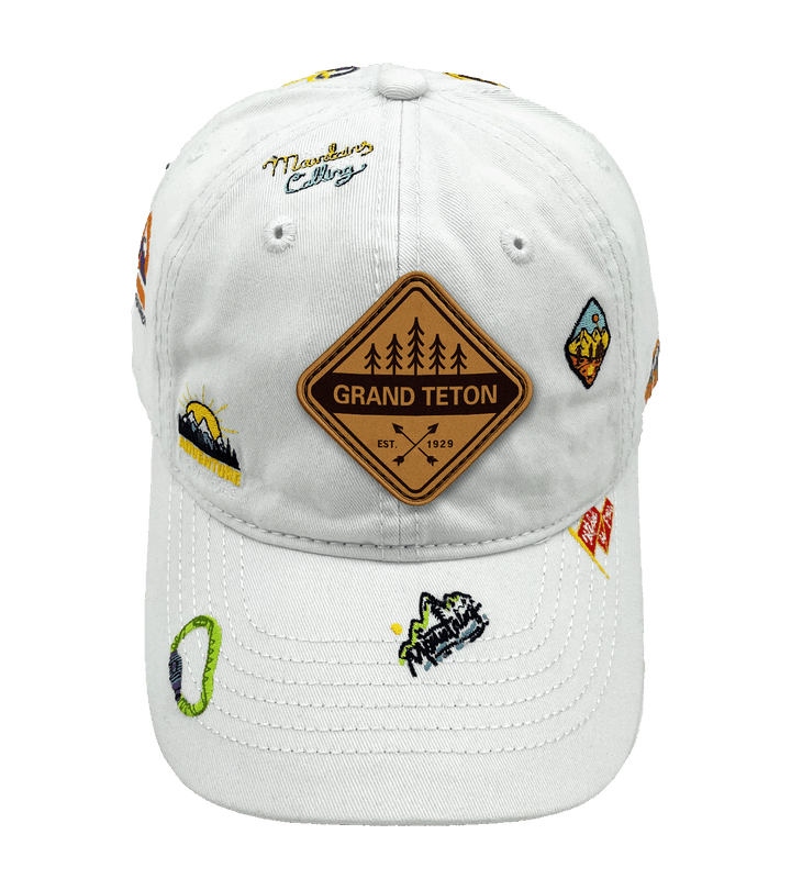 Grand Teton Mountain Climbing Adventure Baseball Cap