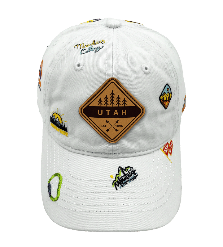 Utah Mountain Climbing Adventure Baseball Cap