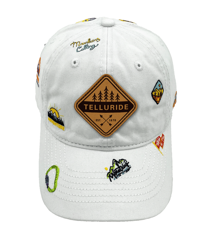 Telluride Mountain Climbing Adventure Baseball Cap