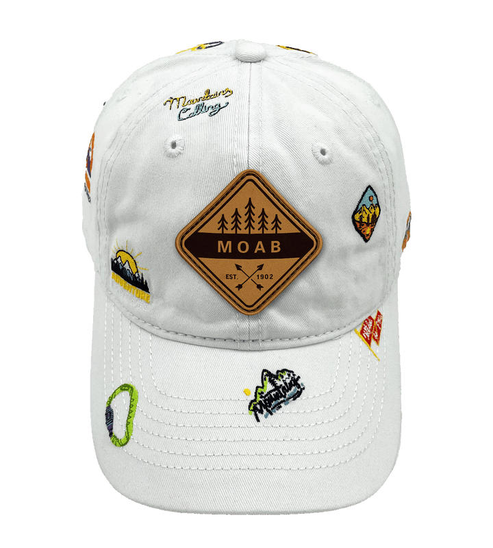 Moab Mountain Climbing Adventure Baseball Cap