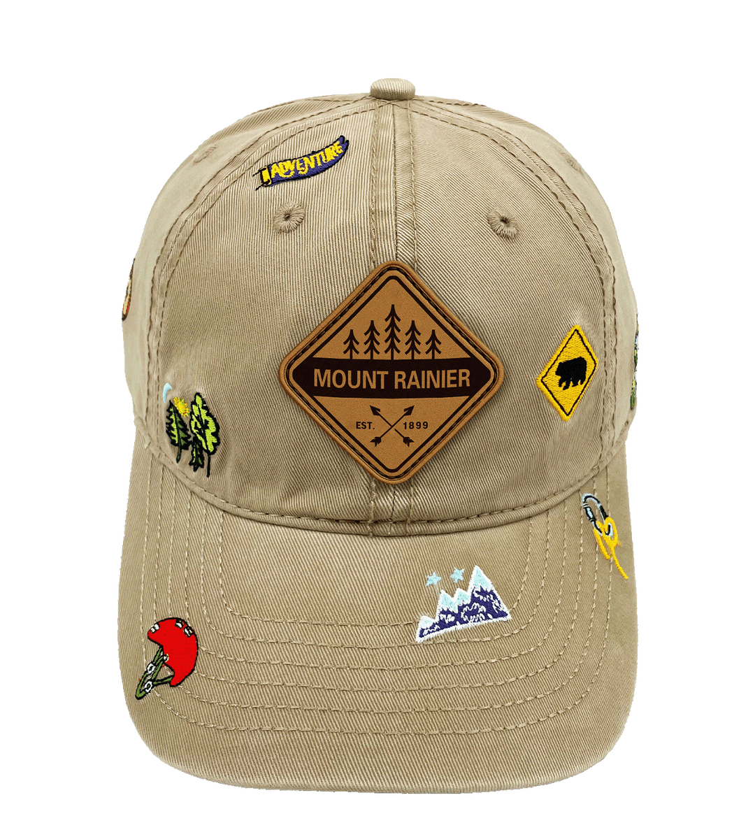 Mount Rainier Trail Badge Adventure Cap