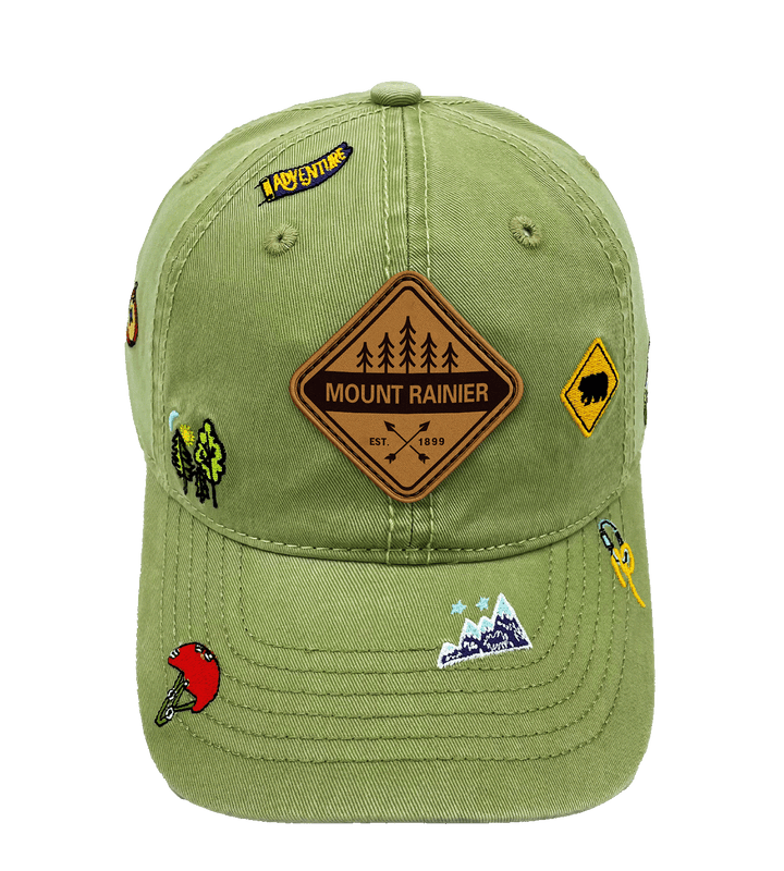 Mount Rainier Trail Badge Adventure Cap