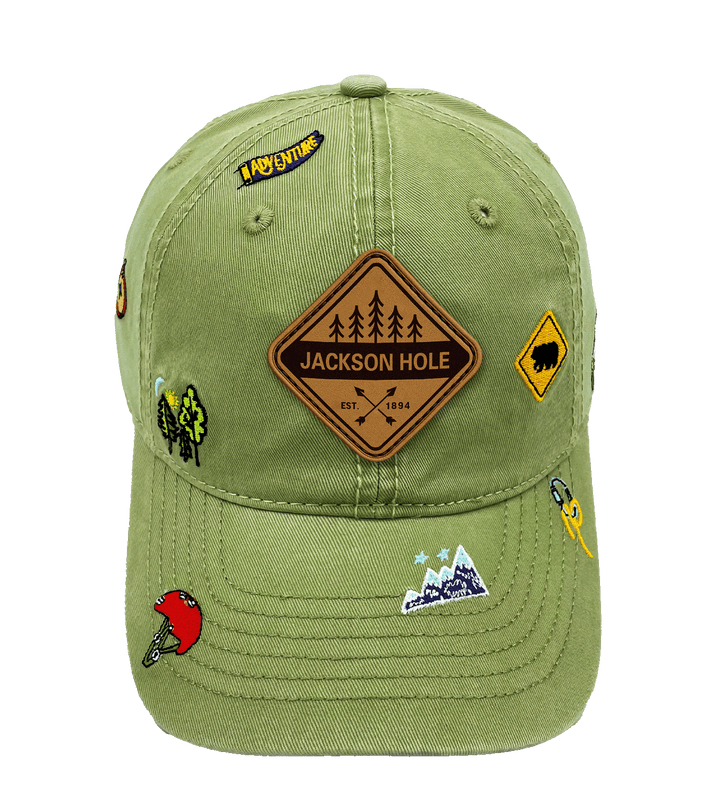 Jackson Hole Trail Badge Adventure Cap
