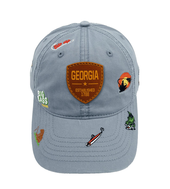Georgia Big Bass Fishing Baseball Cap