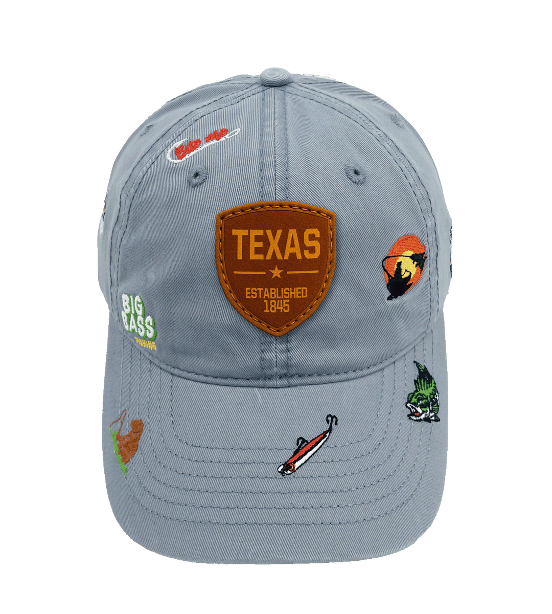 Texas Big Bass Fishing Baseball Cap