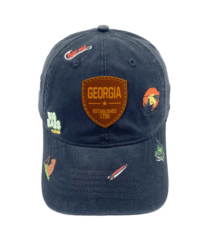 Georgia Big Bass Fishing Baseball Cap