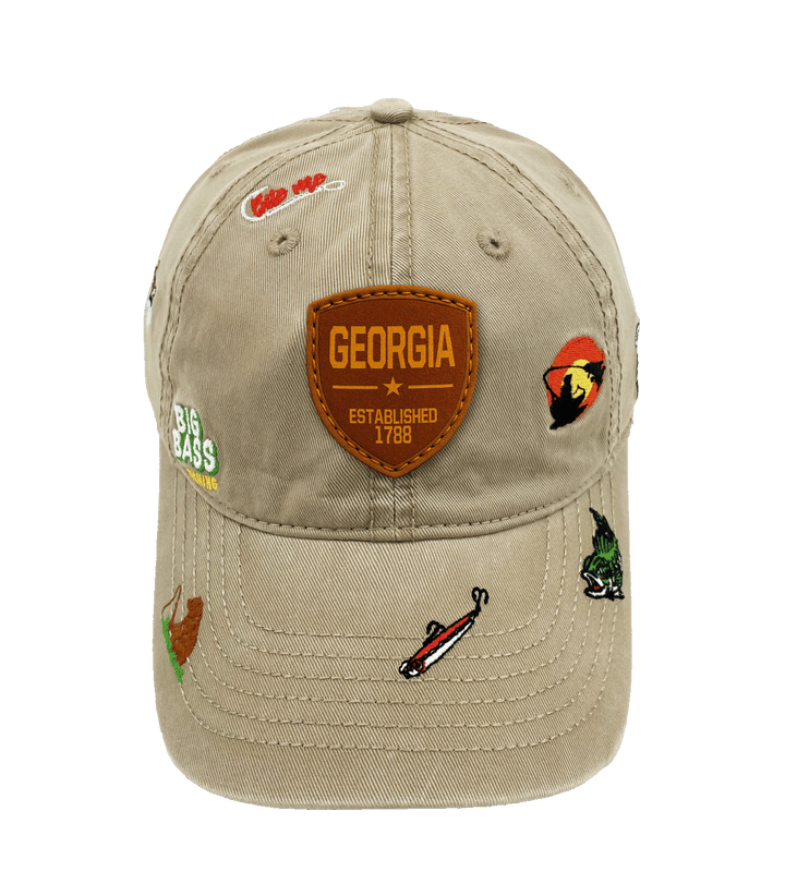 Georgia Big Bass Fishing Baseball Cap