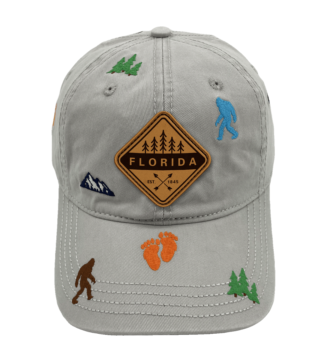Florida Bigfoot Adventure Baseball Cap