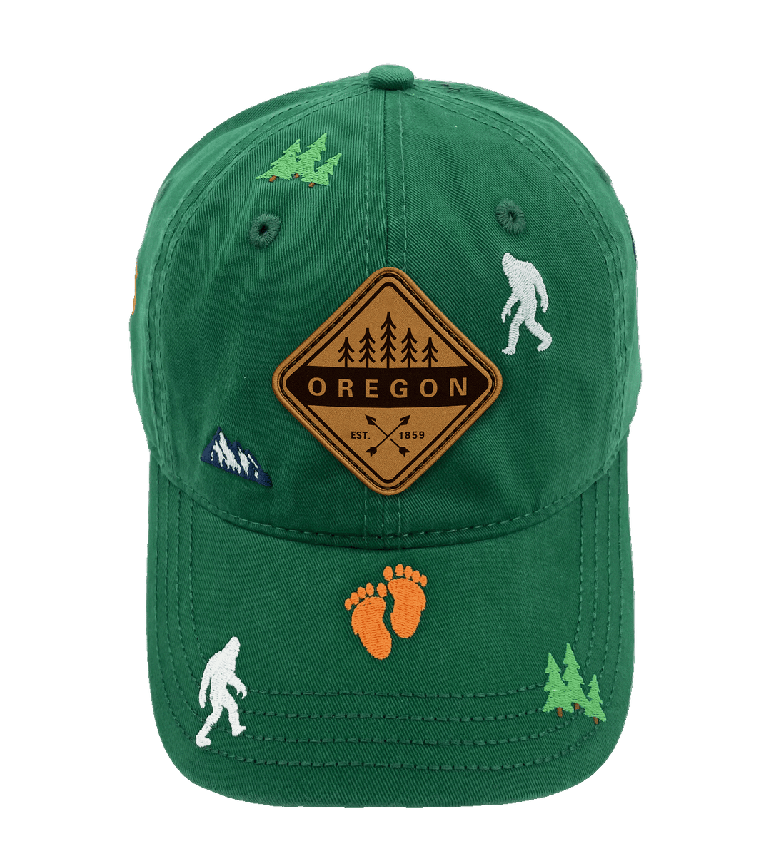 Oregon Bigfoot Adventure Baseball Cap