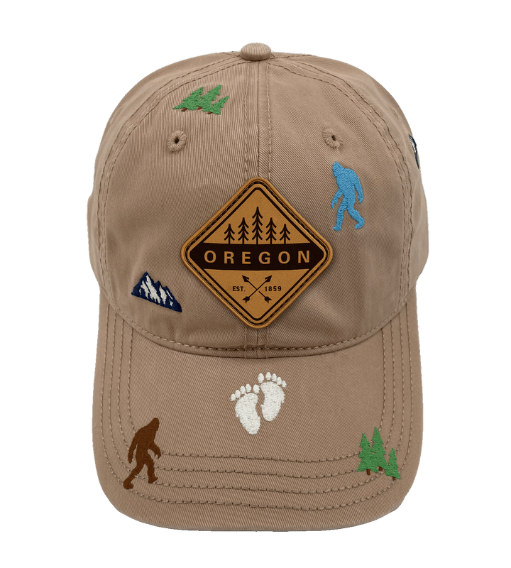 Oregon Bigfoot Adventure Baseball Cap