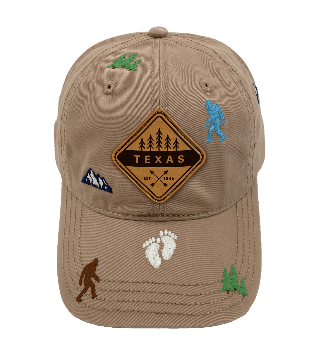 Texas Bigfoot Adventure Baseball Cap