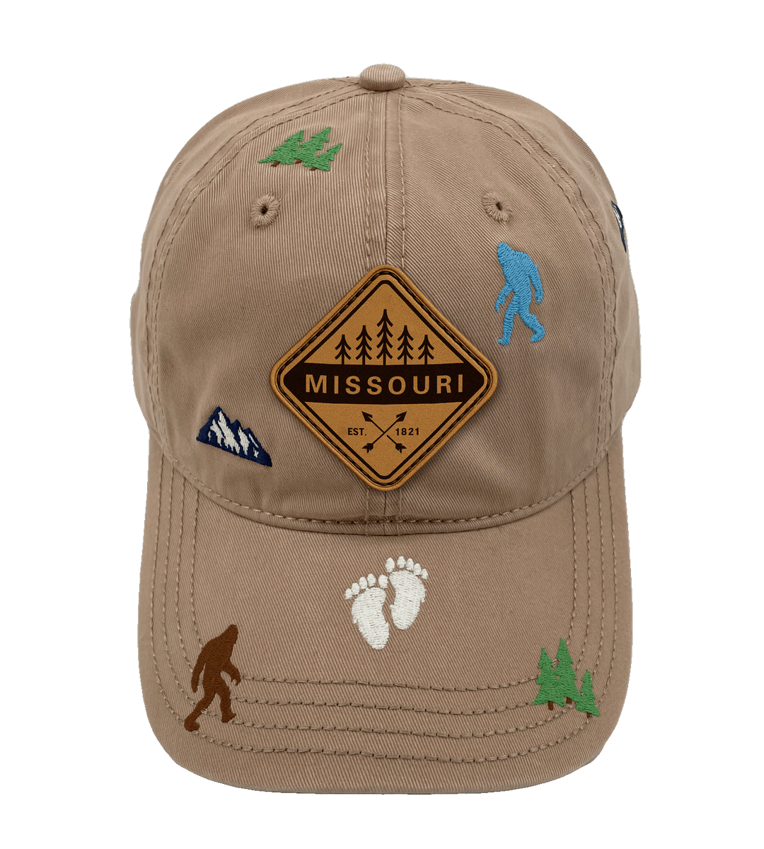 Missouri Bigfoot Adventure Baseball Cap
