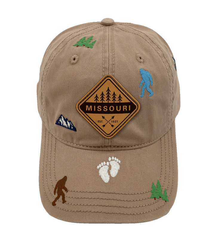 Missouri Bigfoot Adventure Baseball Cap