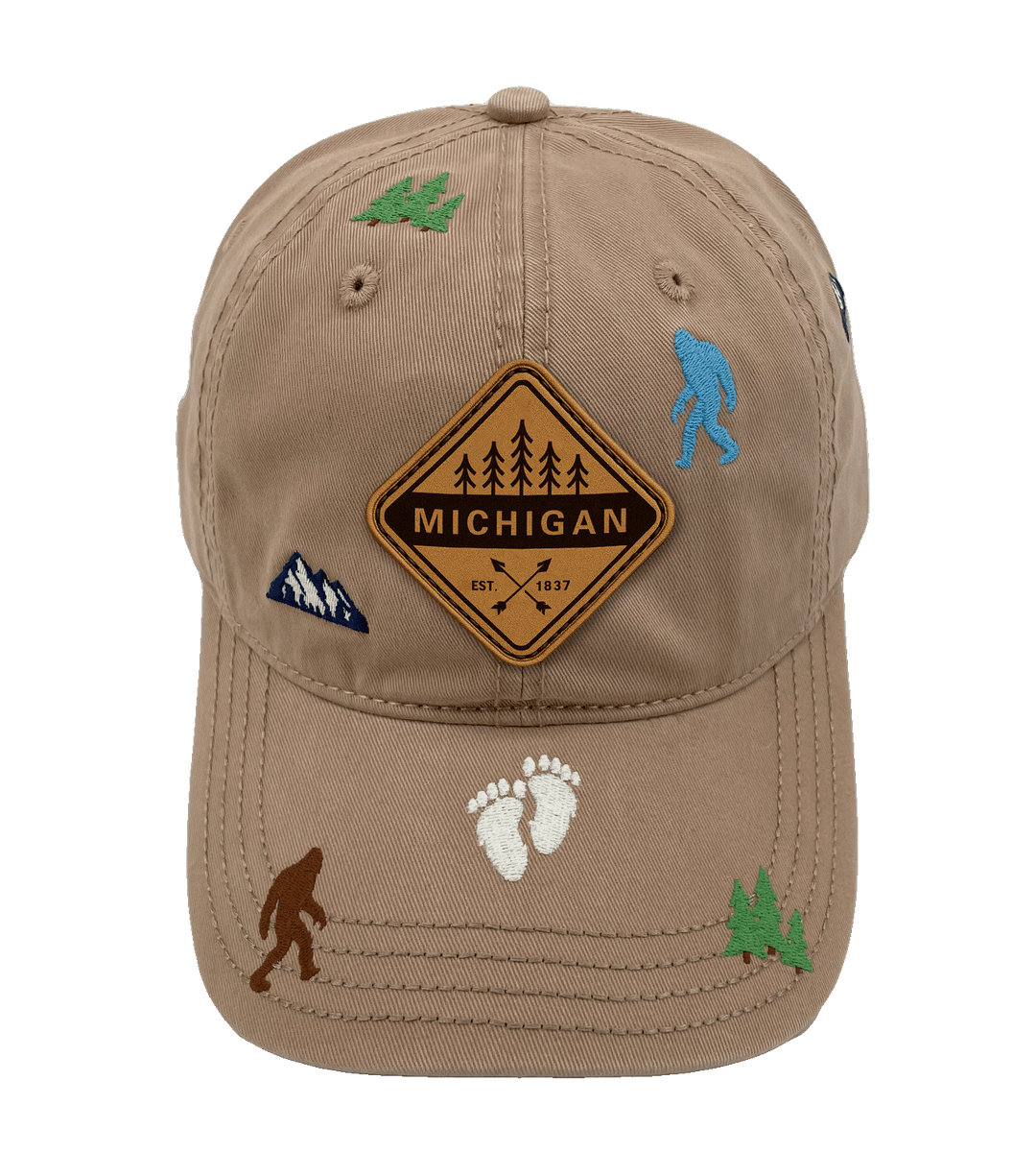 Michigan Bigfoot Adventure Baseball Cap