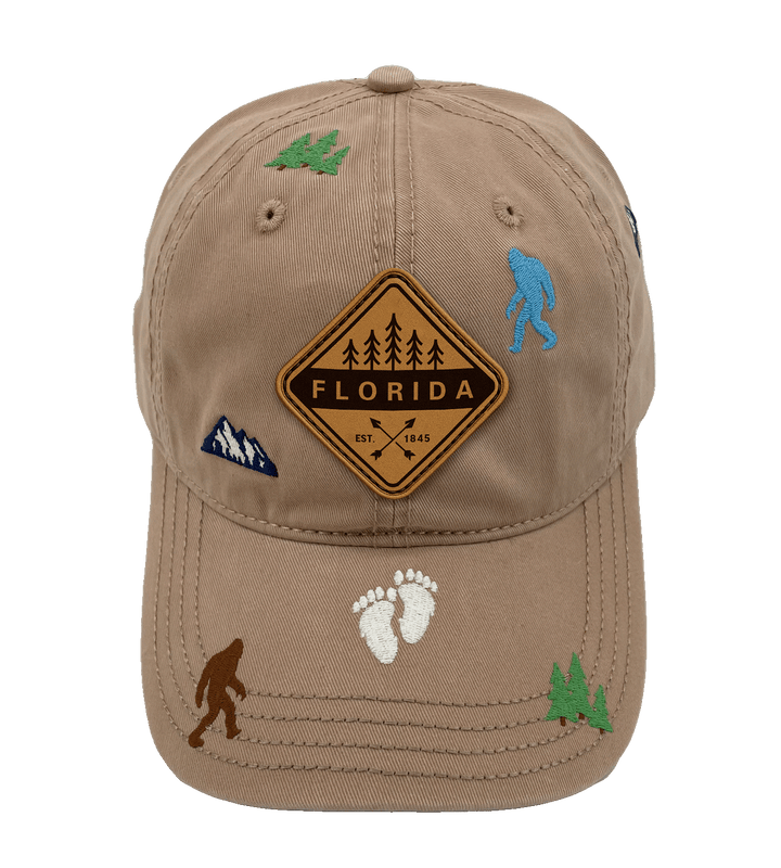 Florida Bigfoot Adventure Baseball Cap
