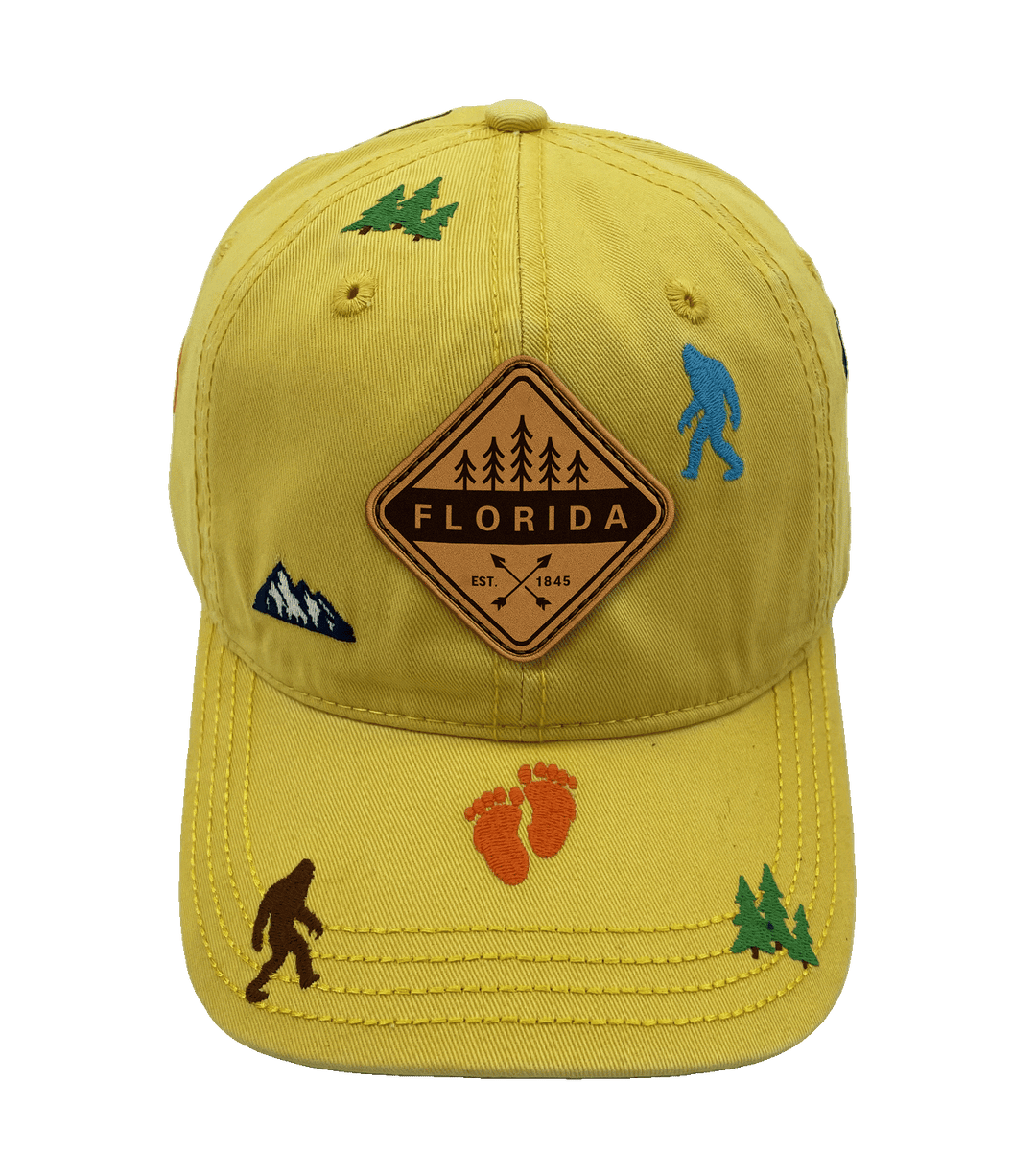 Florida Bigfoot Adventure Baseball Cap