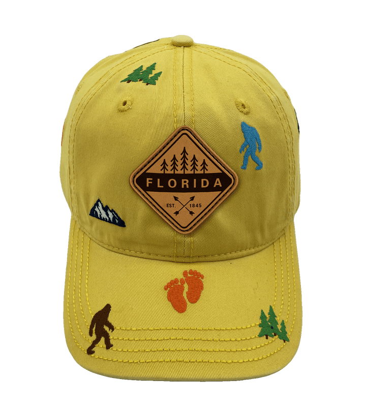 Florida Bigfoot Adventure Baseball Cap