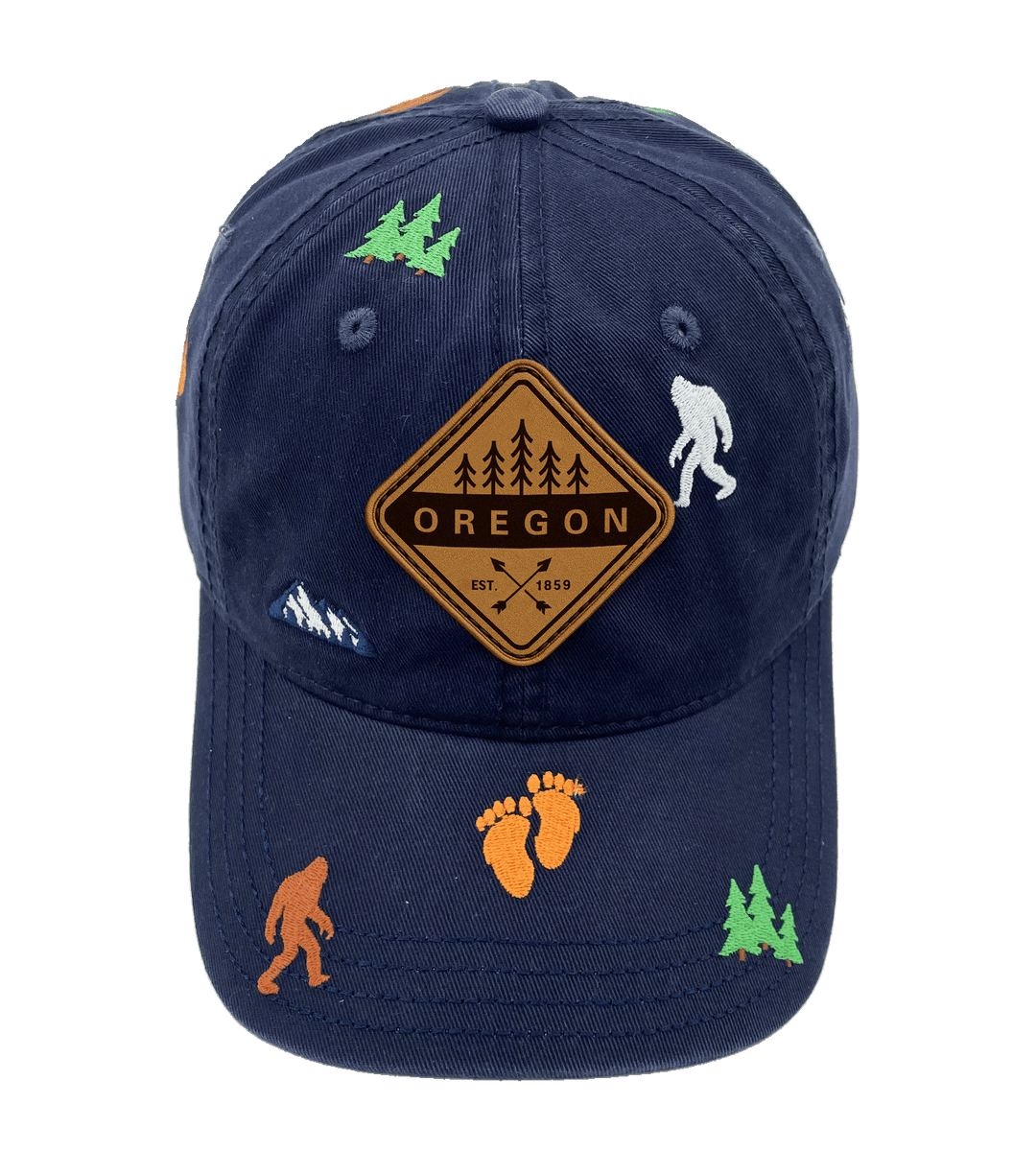 Oregon Bigfoot Adventure Baseball Cap