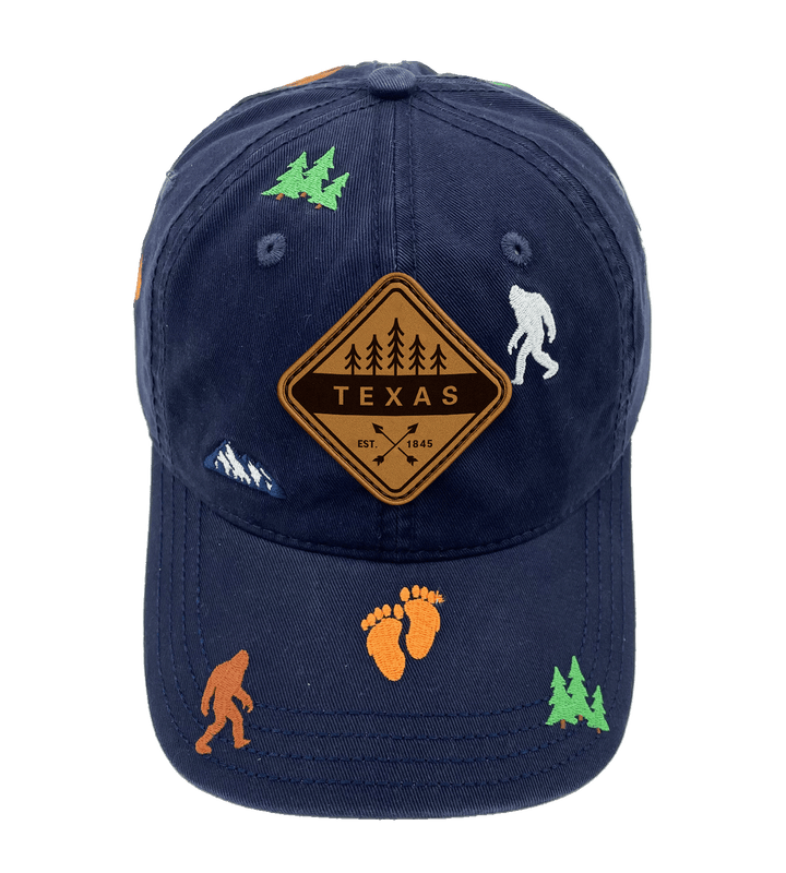 Texas Bigfoot Adventure Baseball Cap