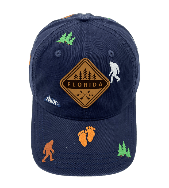 Florida Bigfoot Adventure Baseball Cap