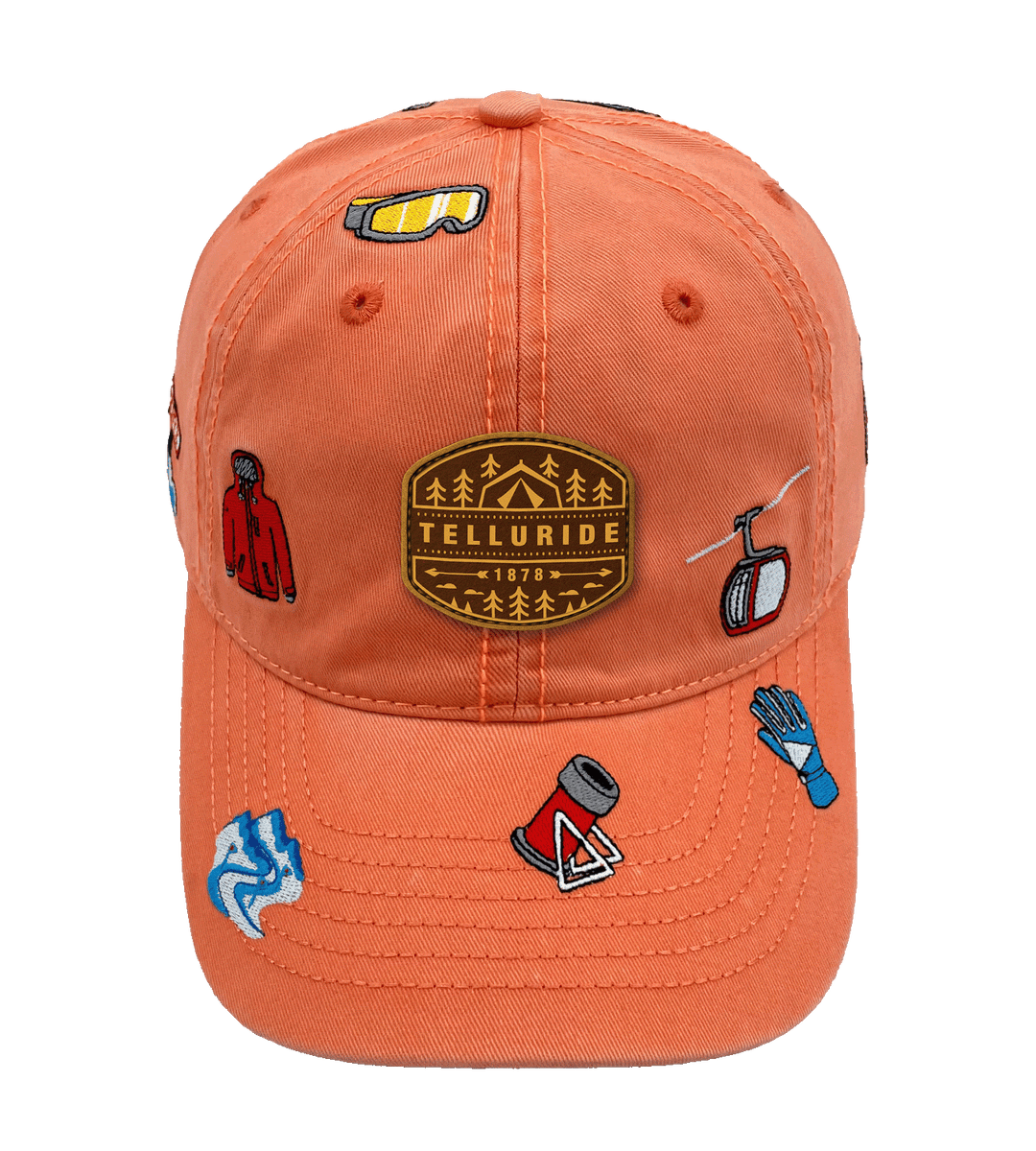 Telluride  Skiing Adventure Baseball Cap