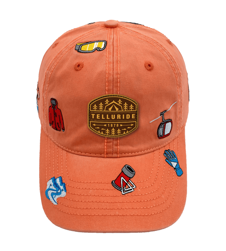 Telluride  Skiing Adventure Baseball Cap