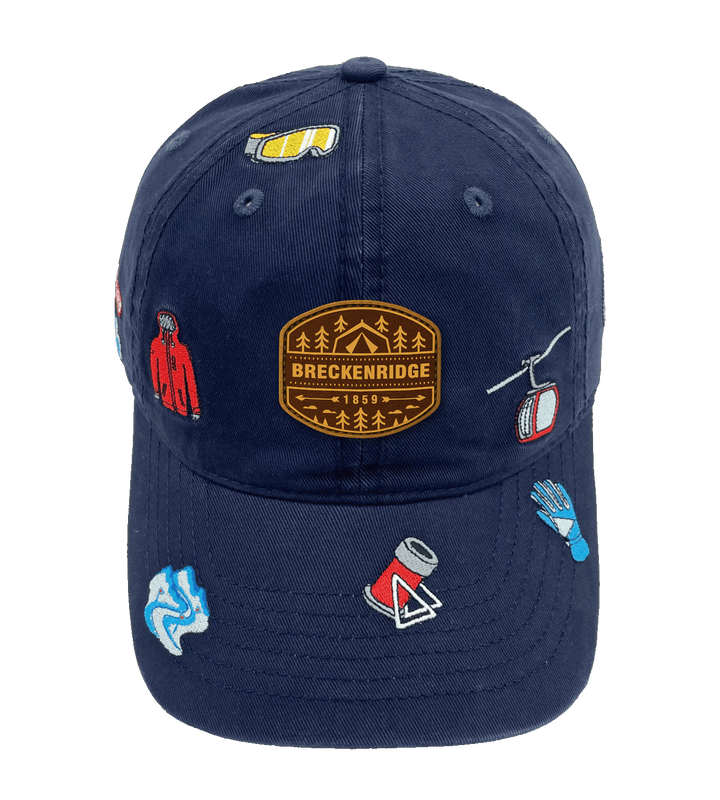 Breckenridge Skiing Adventure Baseball Cap